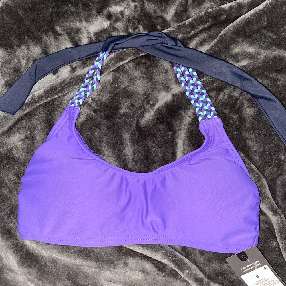 BIKINI PURPLE TOP ONLY